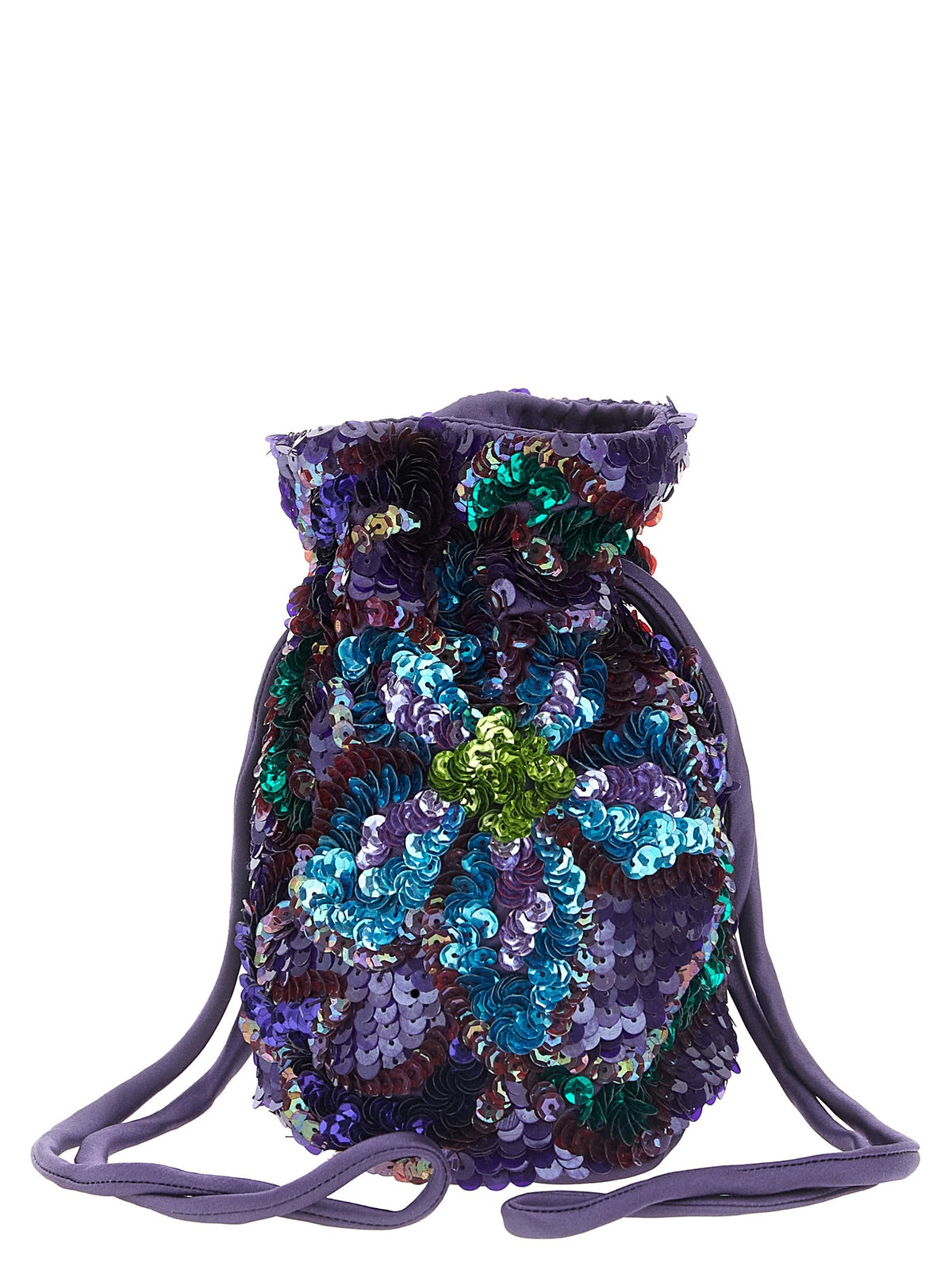 Parosh Gla Shoulder Bag Purple