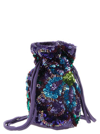 Parosh Gla Shoulder Bag Purple