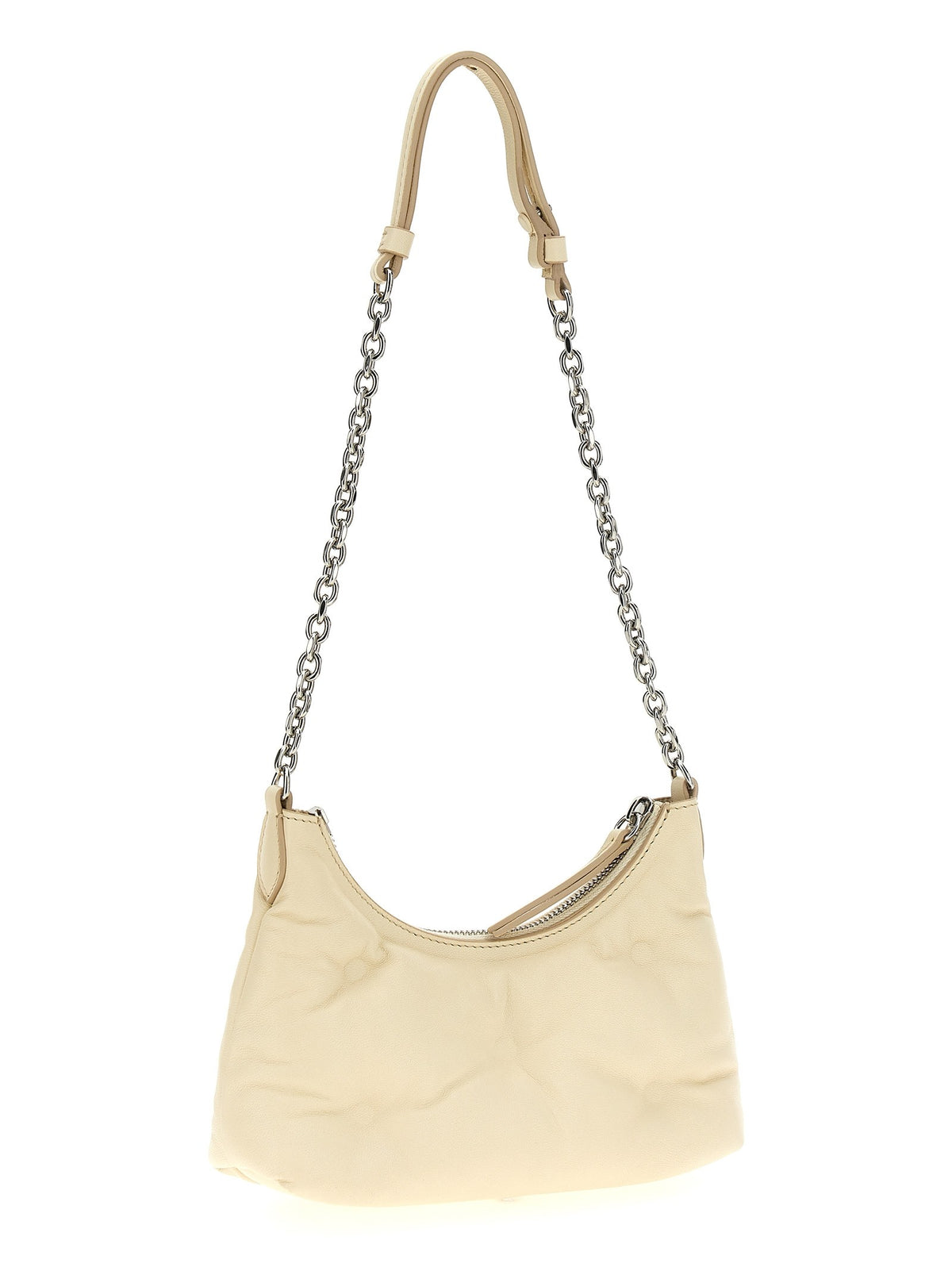 Maison Margiela Glam Slam Hobo Micro Shoulder Bag White, view 2