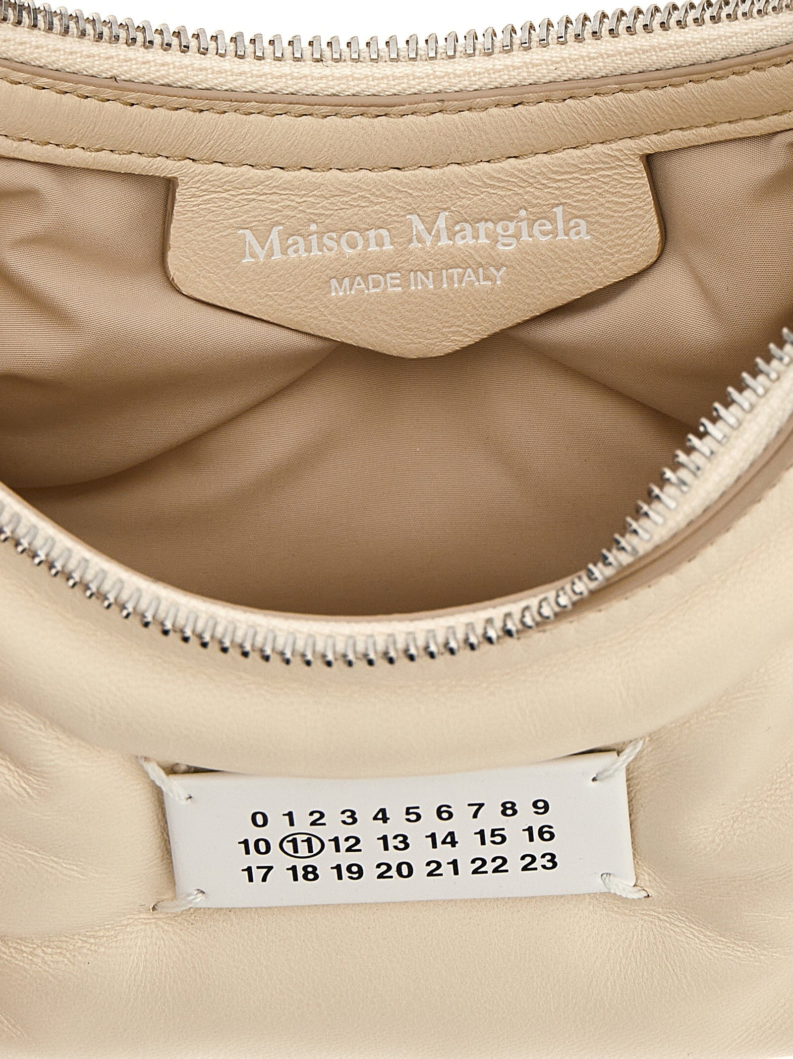 Maison Margiela Glam Slam Hobo Micro Shoulder Bag White