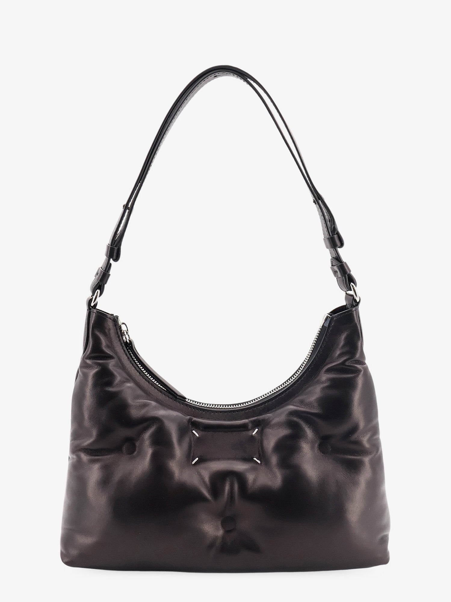 Maison Margiela Women's Glam Slam Leather Shoulder Bag Black