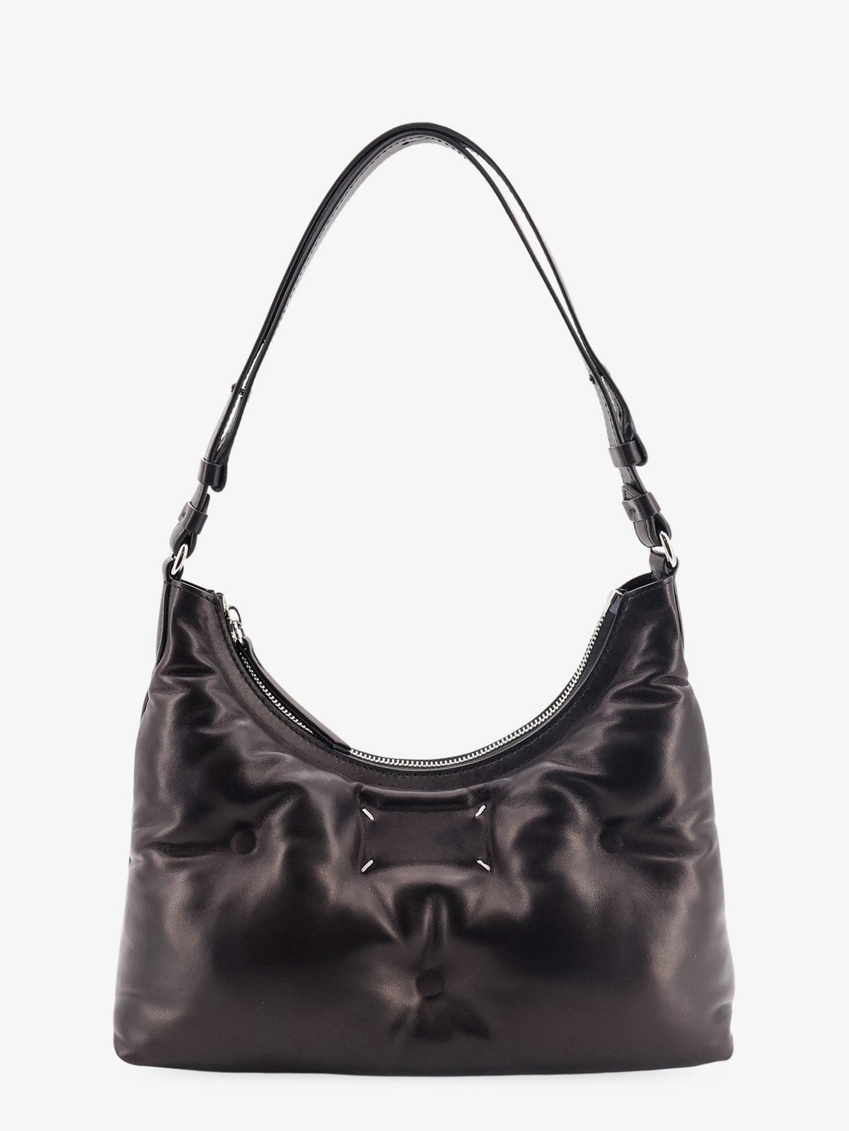 Maison Margiela Women's Glam Slam Leather Shoulder Bag Black