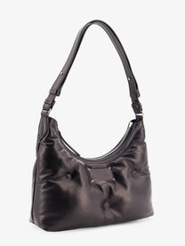 Maison Margiela Women's Glam Slam Leather Shoulder Bag Black