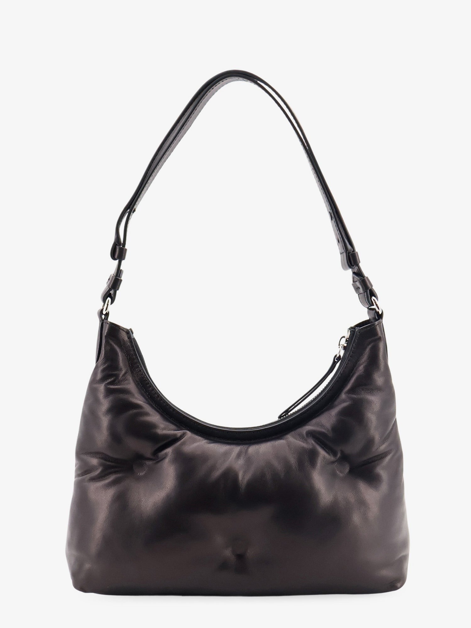 Maison Margiela Women's Glam Slam Leather Shoulder Bag Black