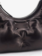 Maison Margiela Women's Glam Slam Leather Shoulder Bag Black, view 5