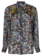 Dries Van Noten Glass Kaleidoscope Shirt Gold