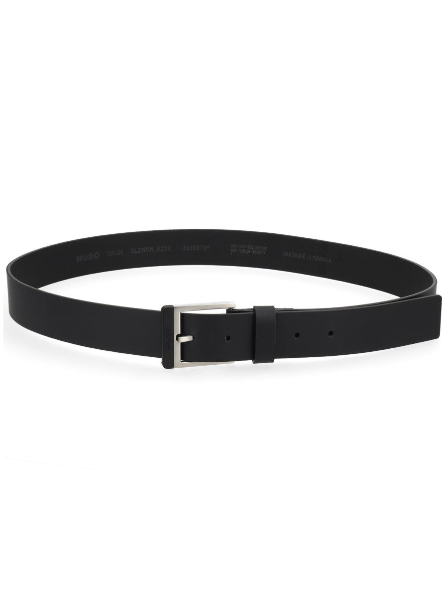 Hugo Men's Glenon Belt Black Hugo