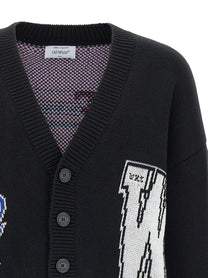 Off-White Glide Diag Cardigan Black