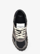 Givenchy Men's Glide Nylon and Suede Sneakers Black, view 5