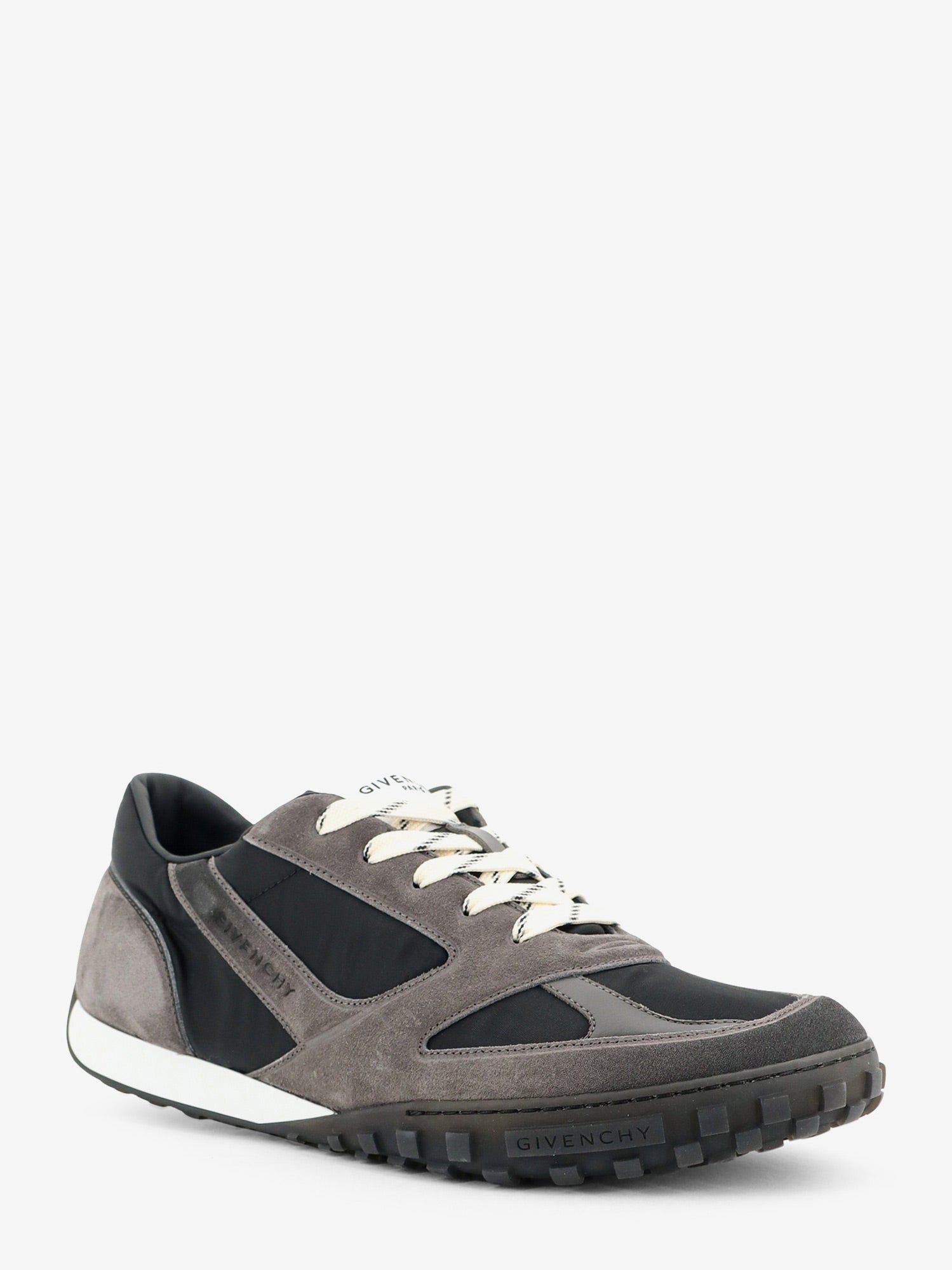 Givenchy Men's Glide Nylon and Suede Sneakers Black