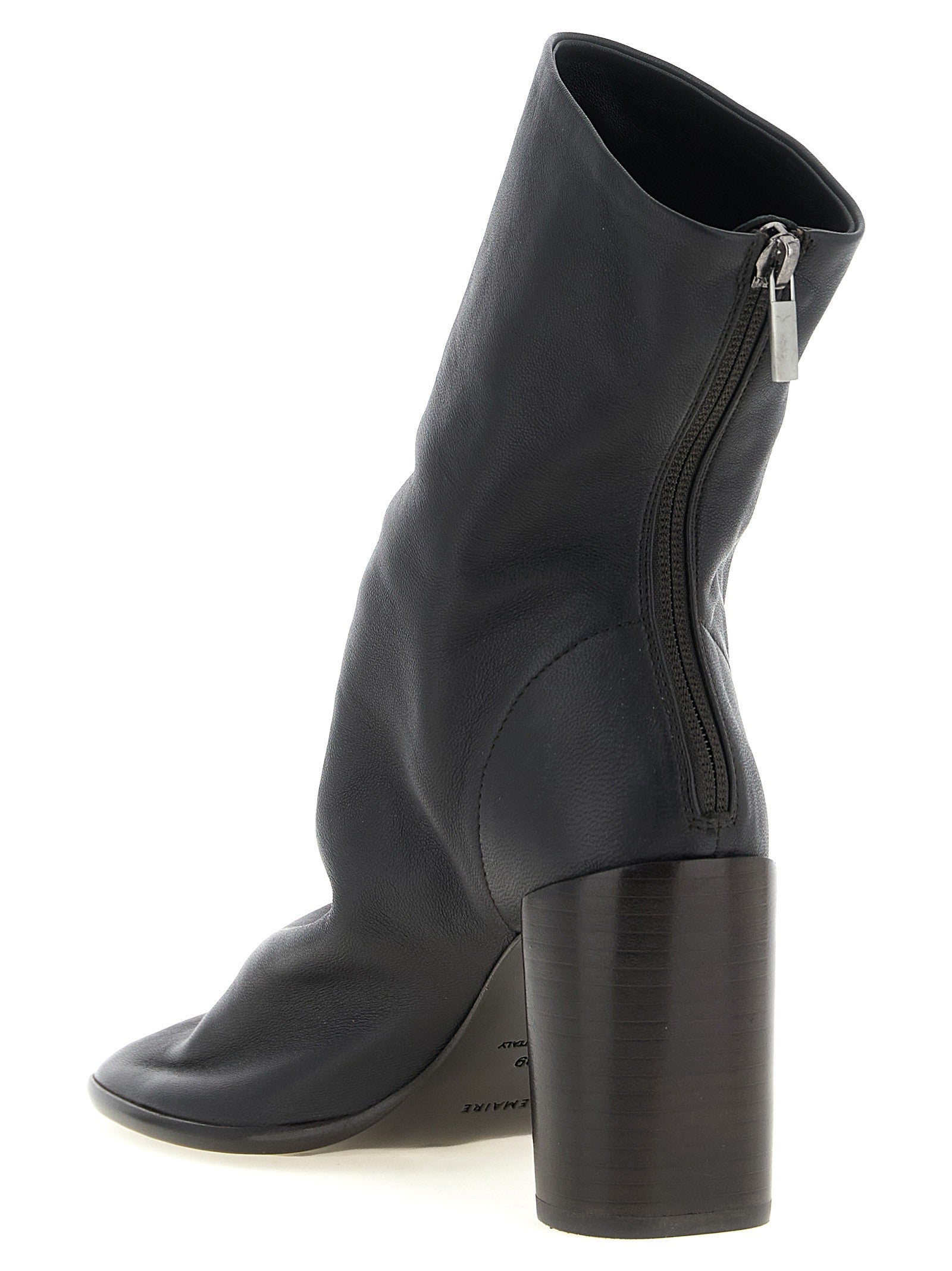 Lemaire Glove Ankle Boots Brown