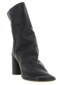 Lemaire Glove Ankle Boots Brown