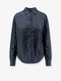 ASPESI Women's Glue Nylon Shirt Jacket Blue
