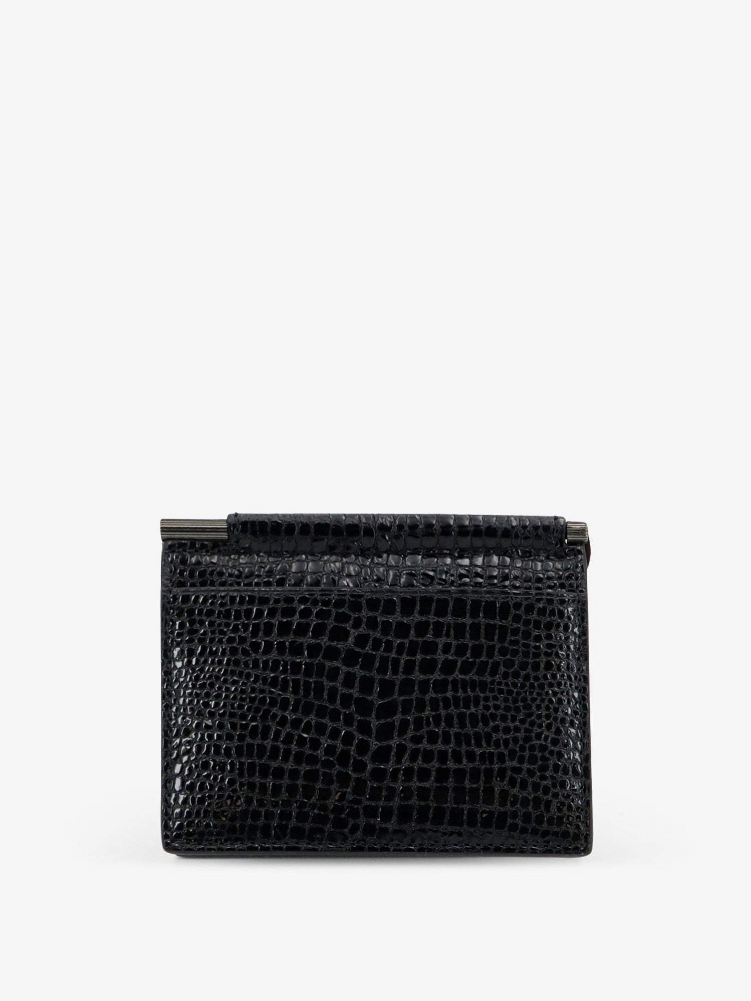 Tom Ford Men's Goat Leather Card Holder Black