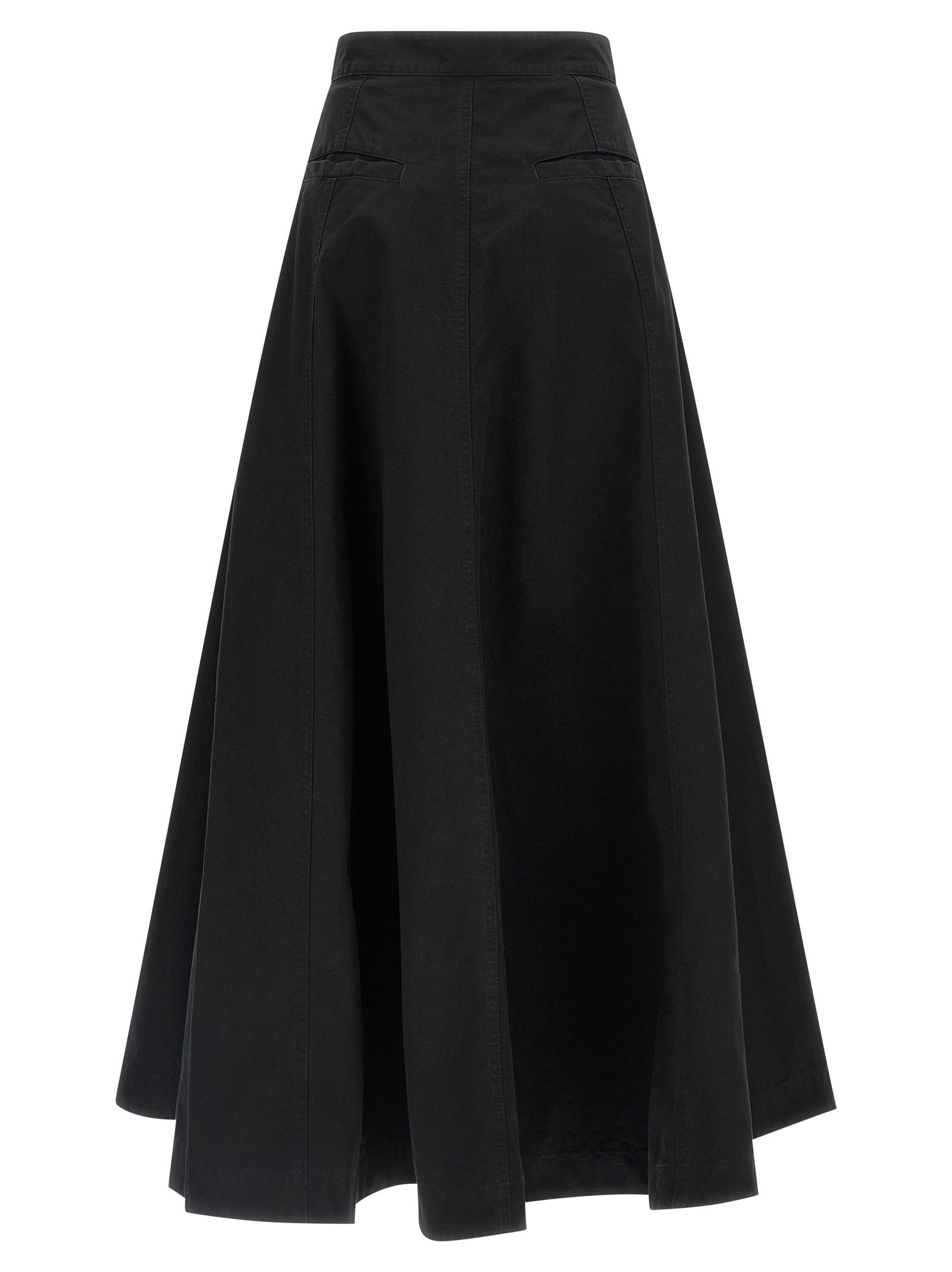 Balenciaga Godet Skirt Black