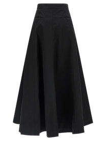 Balenciaga Godet Skirt Black