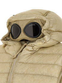 C.P. Company Goggle Down Jacket Beige