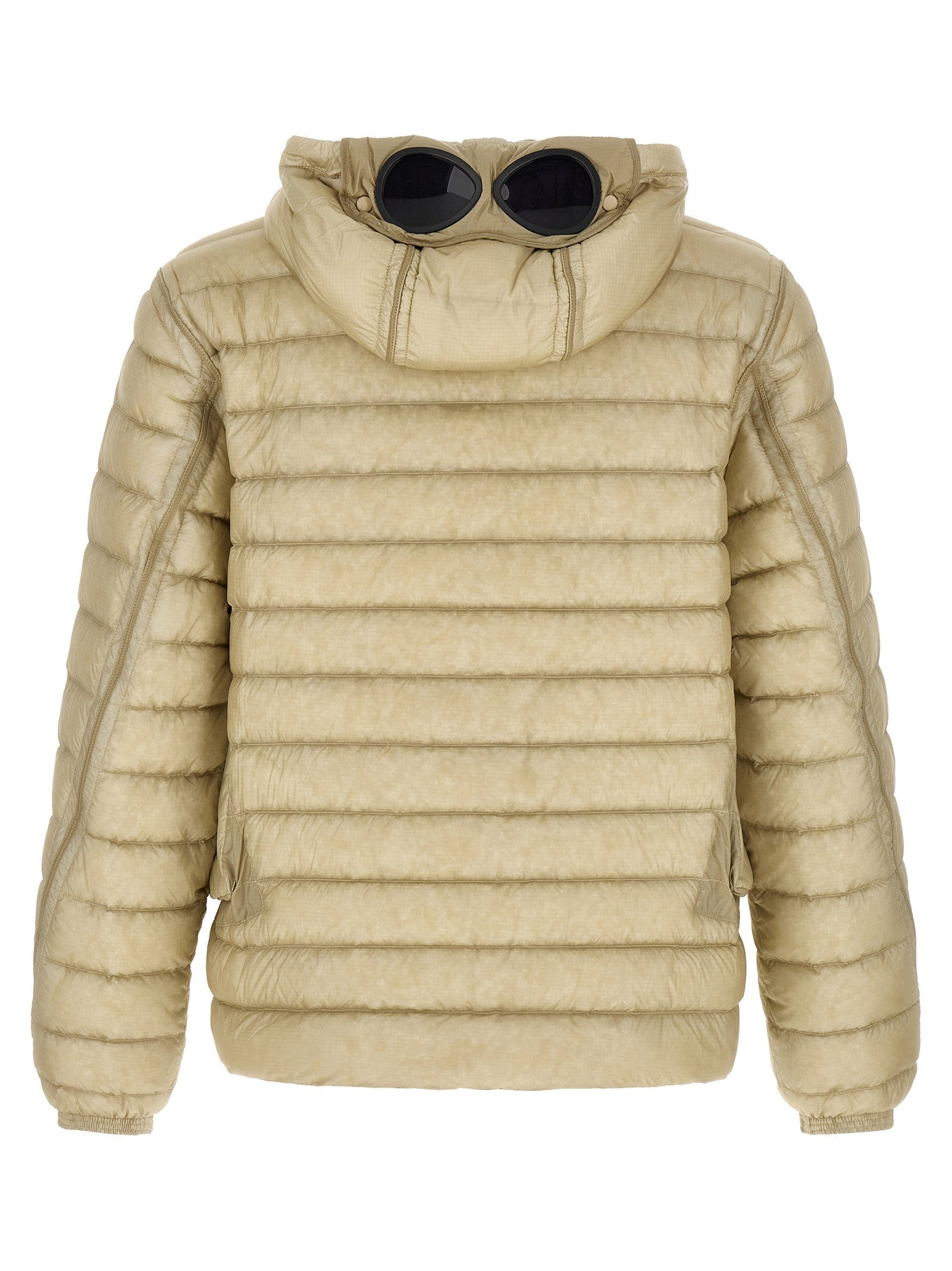 C.P. Company Goggle Down Jacket Beige