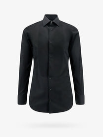 Dolce &amp; Gabbana Men's Gold Cotton Shirt Black
