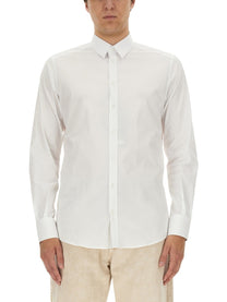Dolce &amp; Gabbana Men's Gold Fit Cotton Shirt White