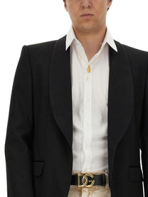 Dolce &amp; Gabbana Men's Gold Fit Cotton Shirt White