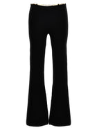 alexanderwang Gold Nameplate Chain Pants Black