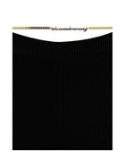 alexanderwang Gold Nameplate Chain Pants Black, view 4