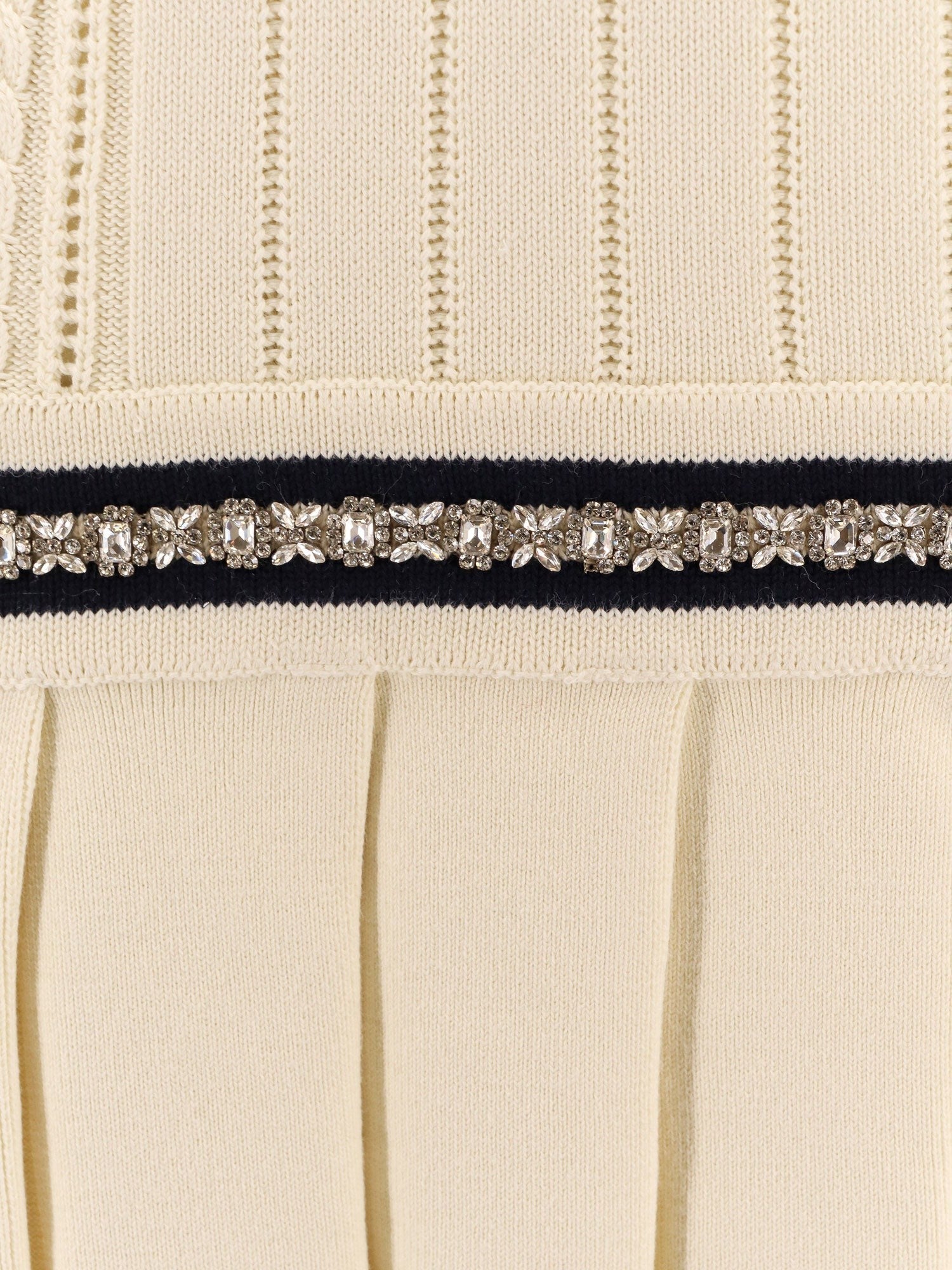 Golden Goose Deluxe Brand - Golden Goose Deluxe Brand Organic Cotton Dress With Crystals Embellishment