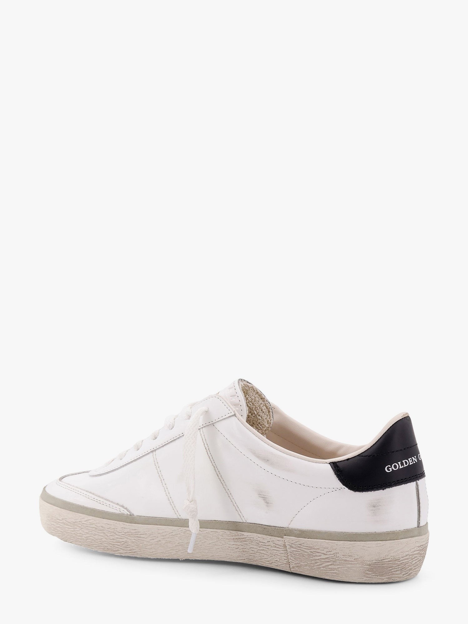 Golden Goose Deluxe Brand - Golden Goose Deluxe Brand Leather Low Top Soul Star Sneakers With Used Effect - Men’s Shoes