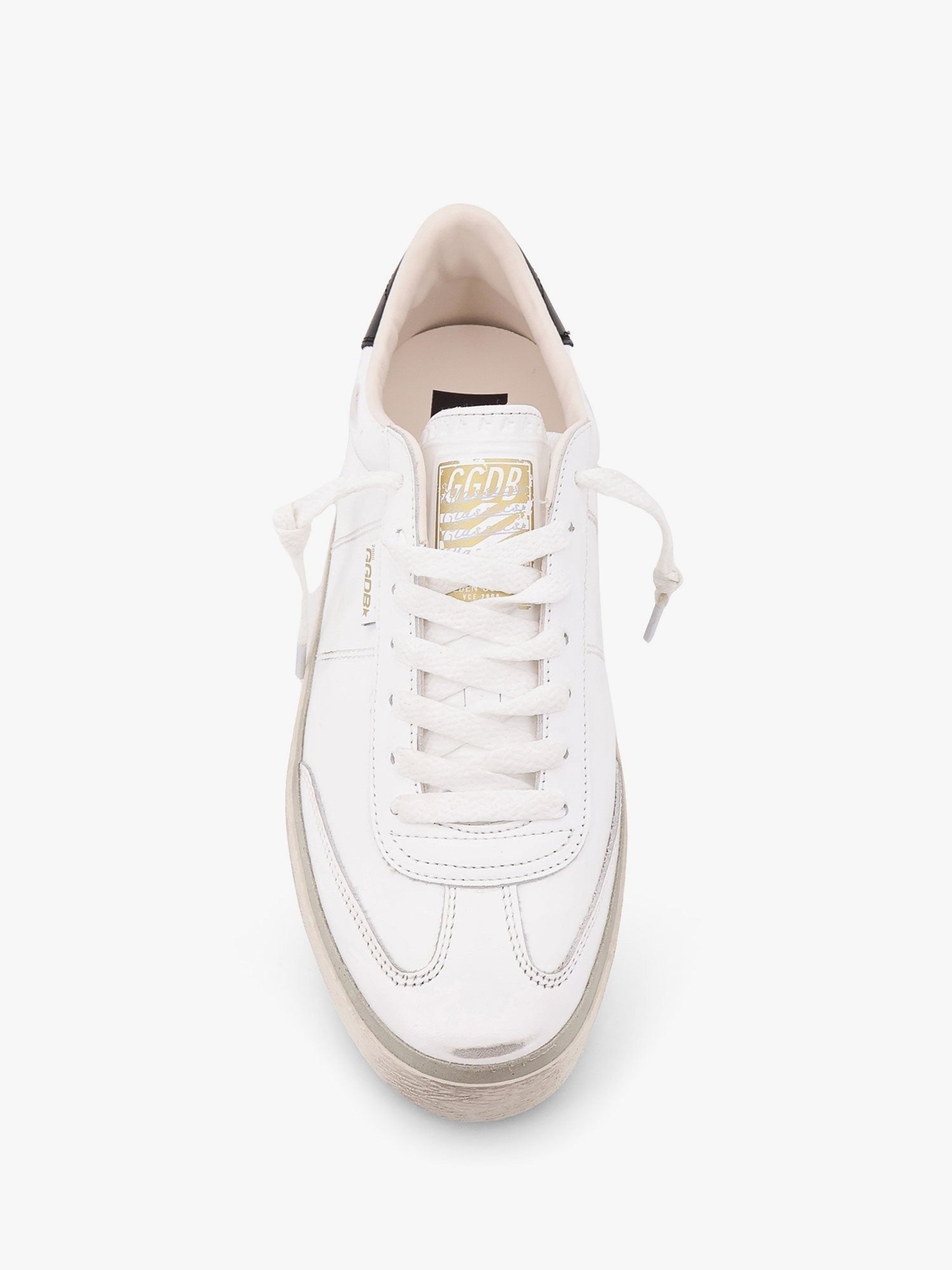 Golden Goose Deluxe Brand - Golden Goose Deluxe Brand Leather Low Top Soul Star Sneakers With Used Effect - Men’s Shoes