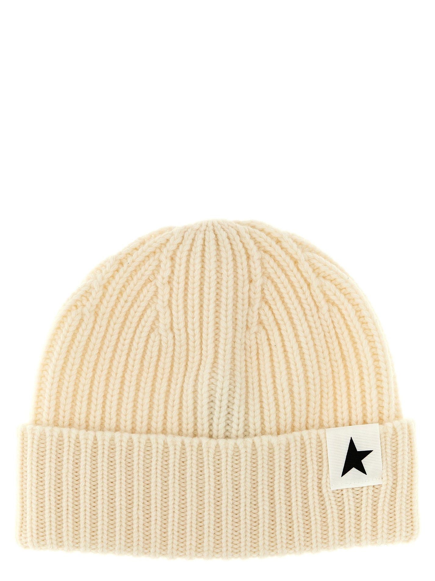 GOLDEN GOOSE - GOLDEN GOOSE - Logo label beanie - Men’s Accessories