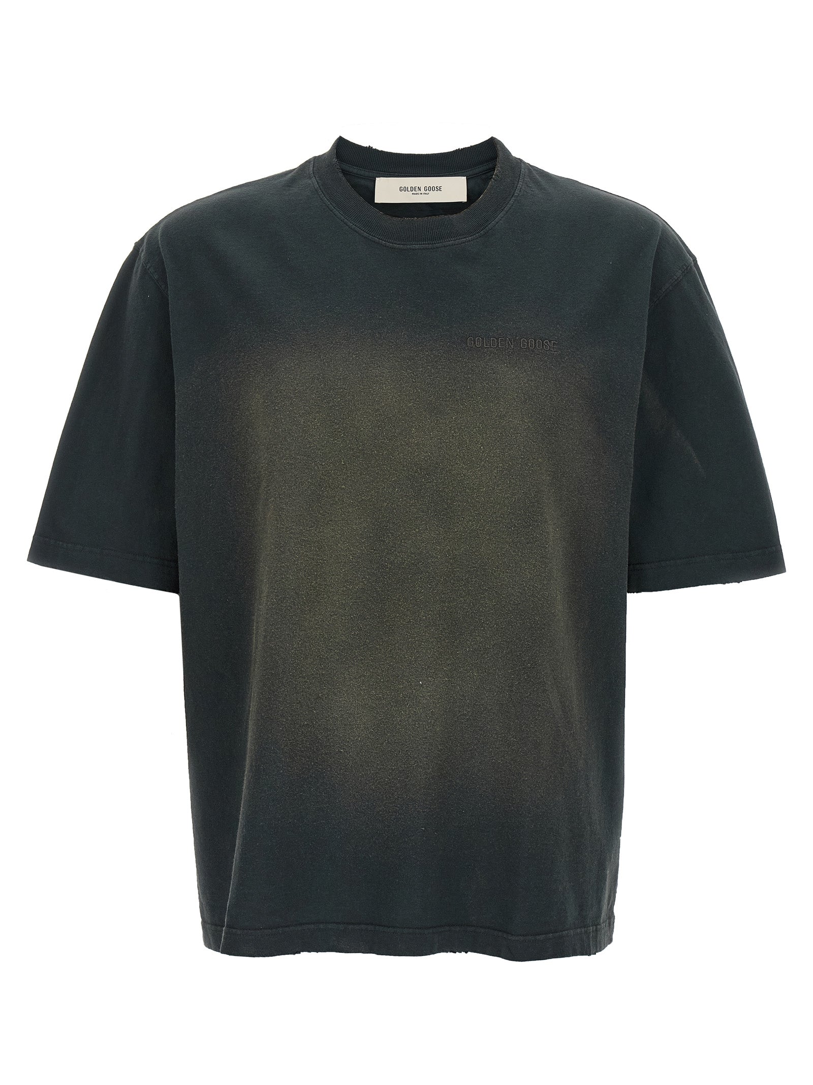 GOLDEN GOOSE - GOLDEN GOOSE - Used dyed cotton t-shirt - Men’s Tops