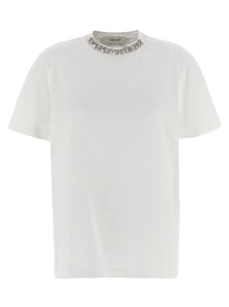 GOLDEN GOOSE - GOLDEN GOOSE - Crystal crew neck t-shirt - Women’s Tops