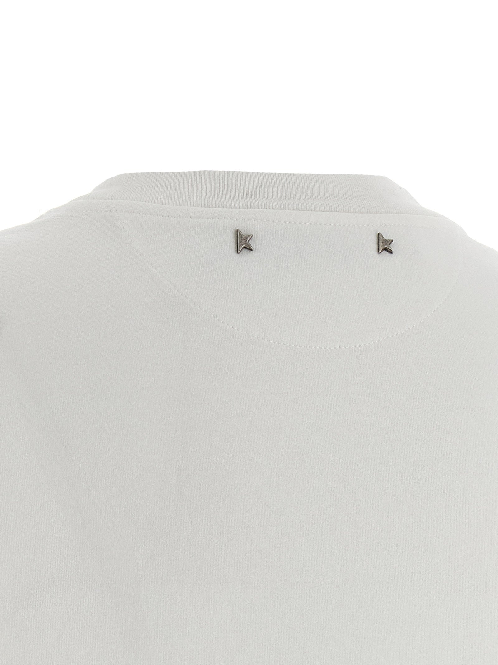 GOLDEN GOOSE - GOLDEN GOOSE - Crystal crew neck t-shirt - Women’s Tops