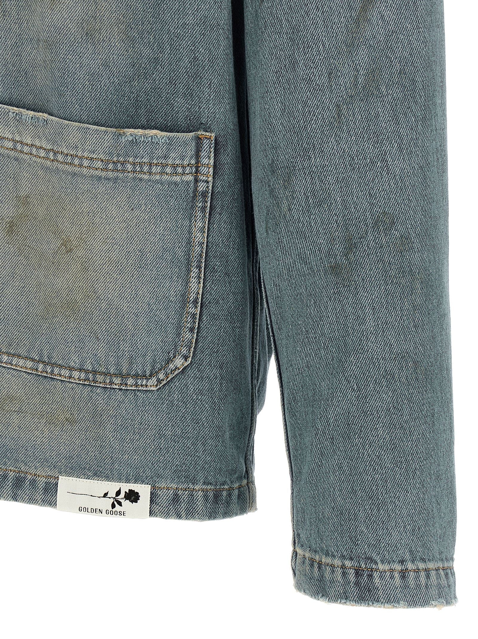 GOLDEN GOOSE - GOLDEN GOOSE - ’Mackenzie’ denim jacket - Men’s Outerwear