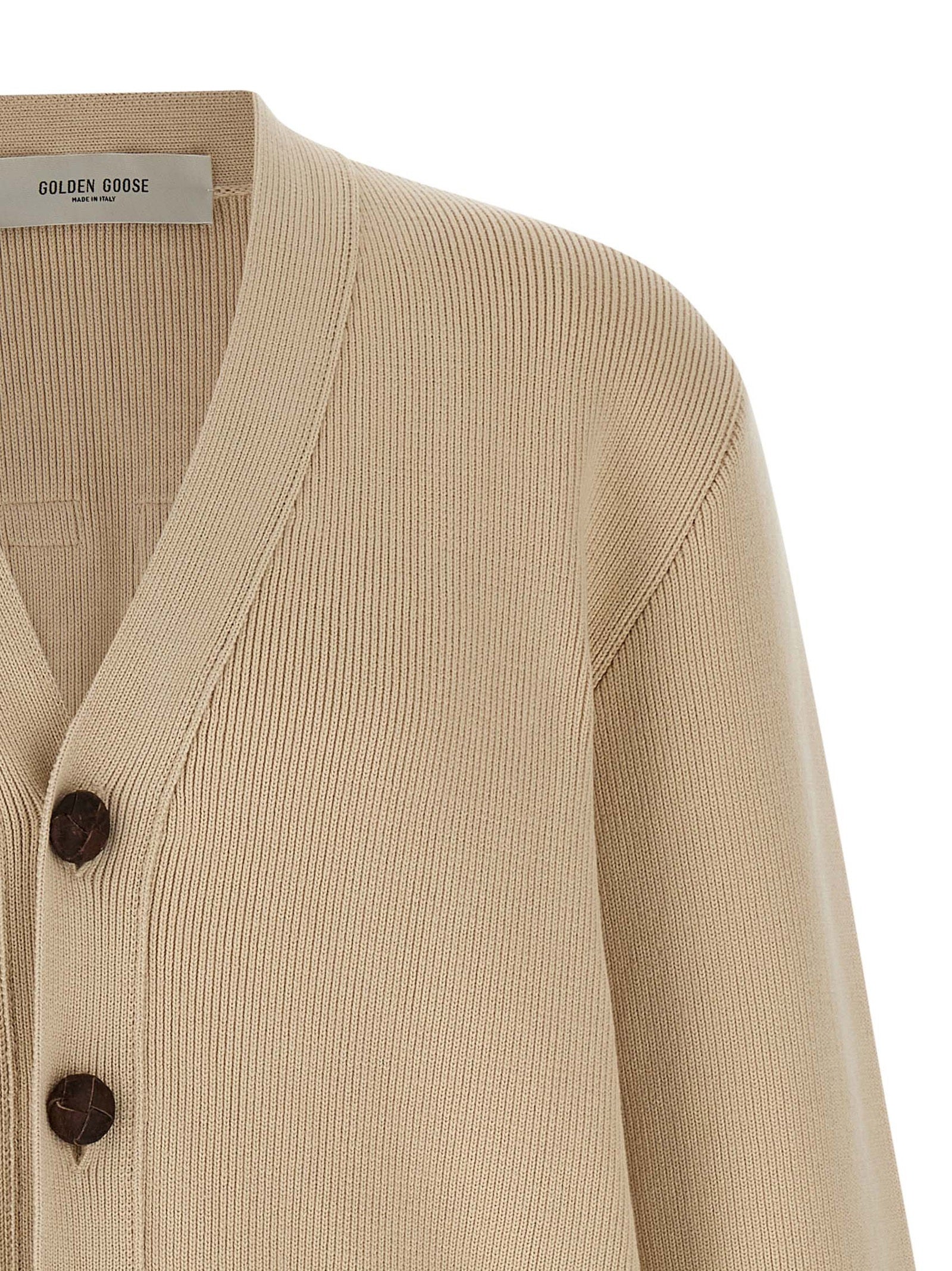 GOLDEN GOOSE - GOLDEN GOOSE - ’Darryl’ cardigan - Men’s Knitwear