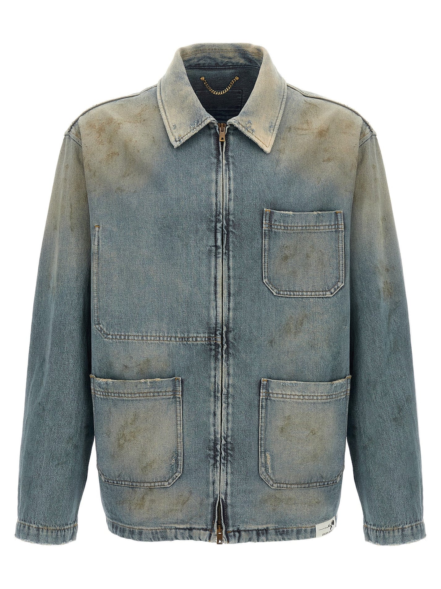 GOLDEN GOOSE - GOLDEN GOOSE - ’Mackenzie’ denim jacket - Men’s Outerwear