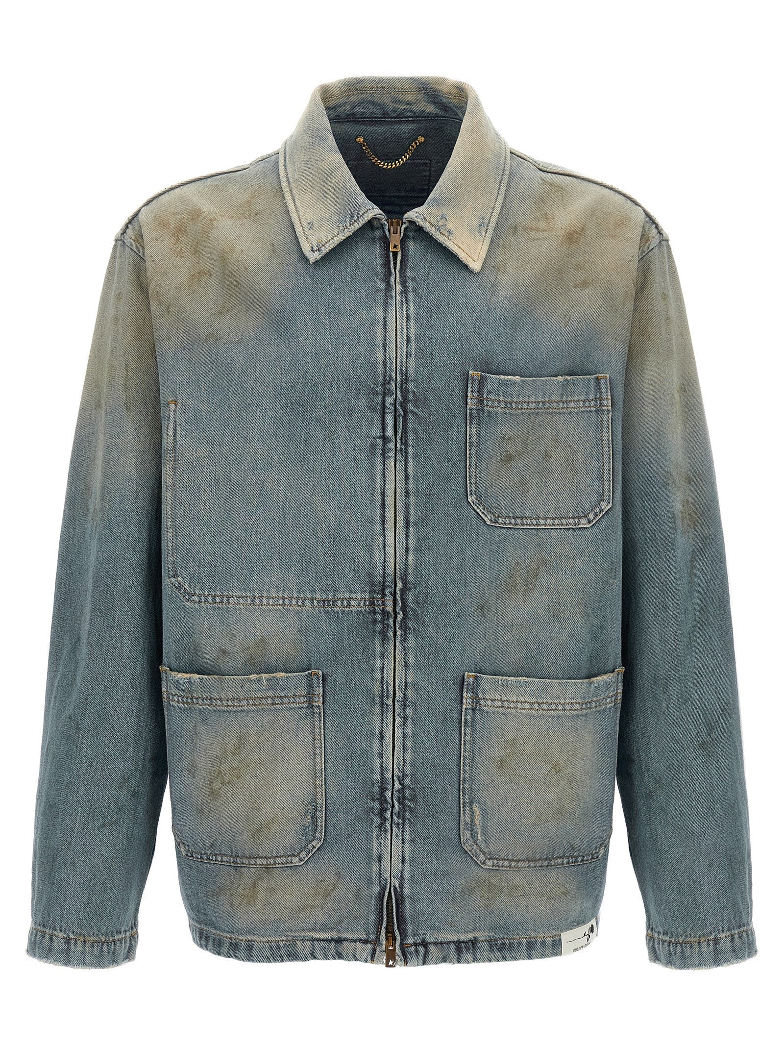 GOLDEN GOOSE - GOLDEN GOOSE - ’Mackenzie’ denim jacket - Men’s Outerwear