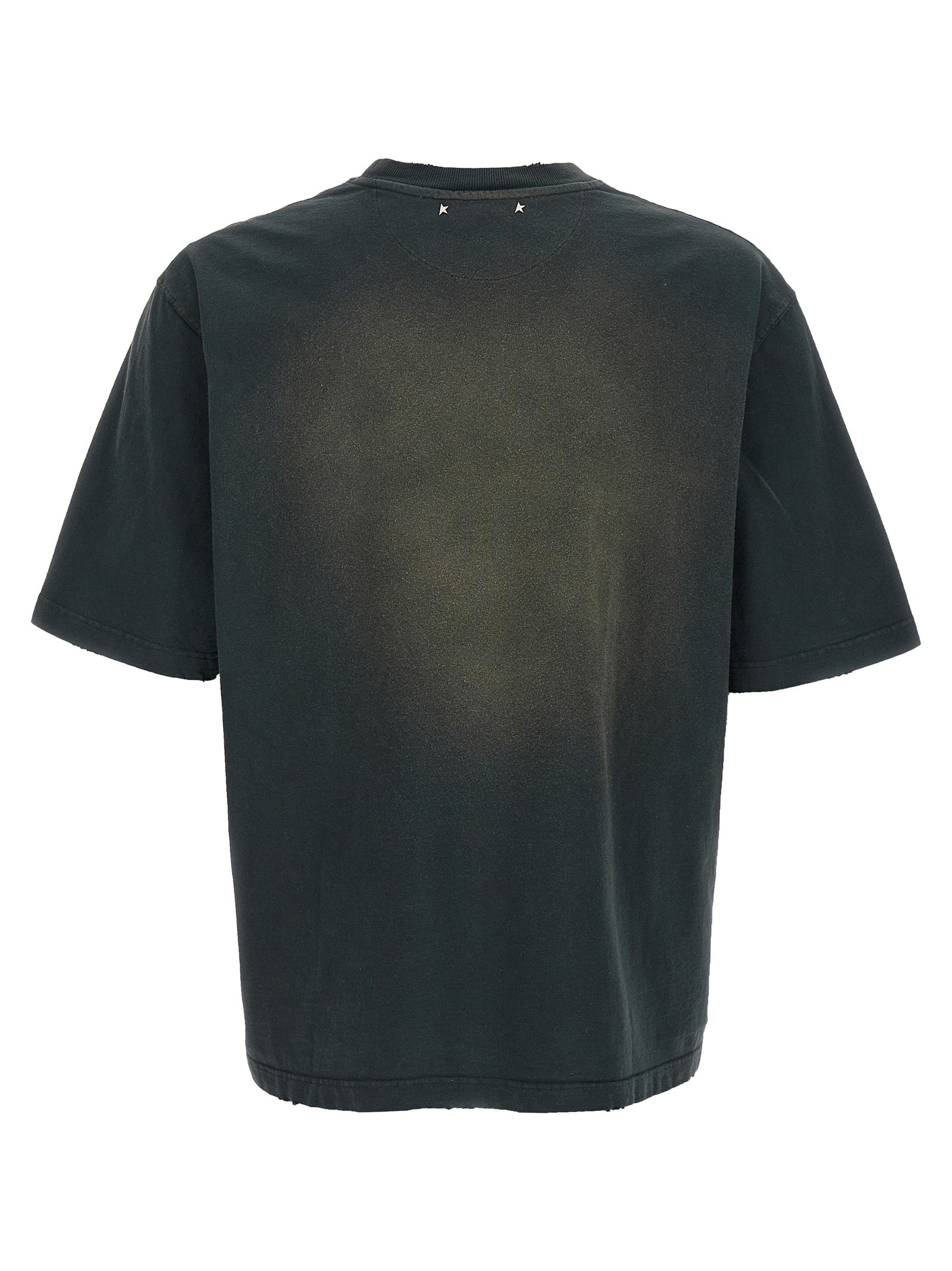 GOLDEN GOOSE - GOLDEN GOOSE - Used dyed cotton t-shirt - Men’s Tops