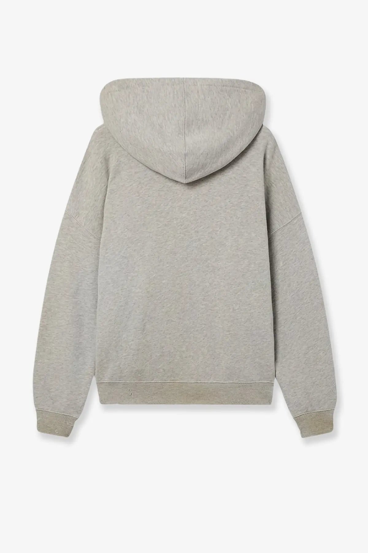 Golden Goose men’s cotton sweatshirt grey soft heather gray hooded with relaxed fit and ribbed cuffs