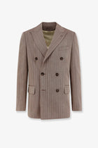 Golden Goose Men's Dave Double Breasted Blazer Red