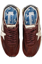 Golden Goose Men's Marathon Sneaker Red, view 6