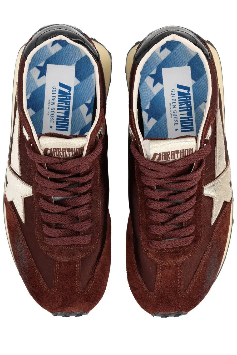 Golden Goose Men's Marathon Sneaker Red, view 6
