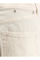 Golden Goose Women's Cotton Blend Trousers Yellow, view 3