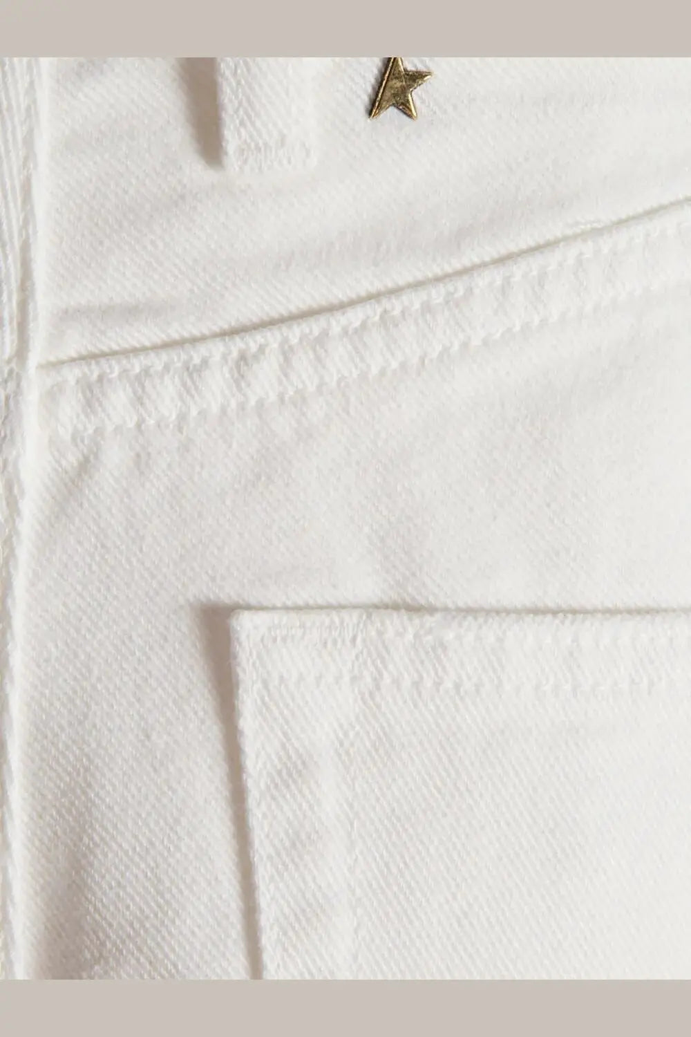 Golden Goose Women's Denim Trousers White, view 2