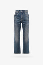 Golden Goose Women's Derin New Cropped Flare Jeans Blue