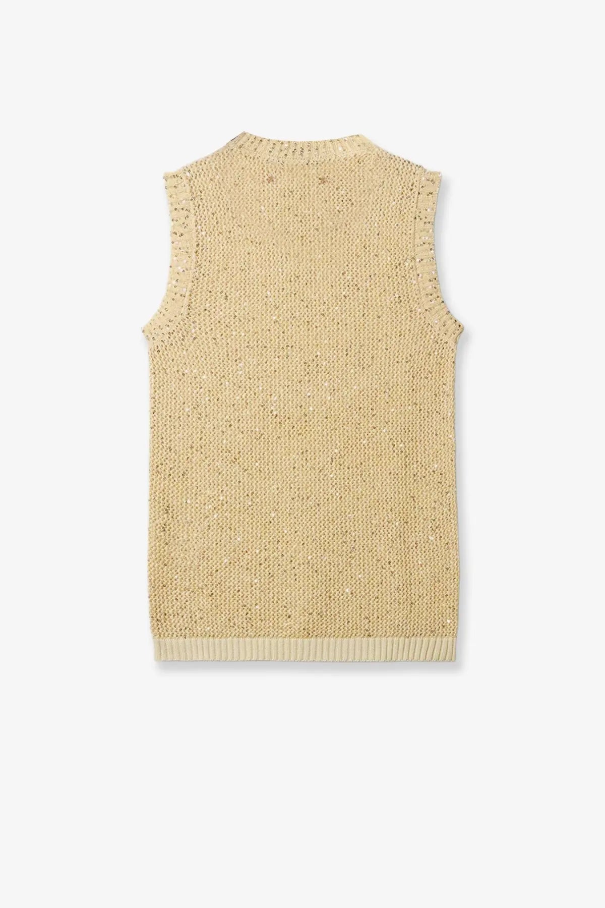 Golden Goose Women's Melyssa Sequin Sweater White, view 2