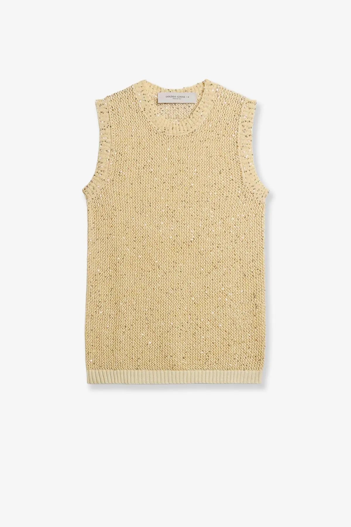 Golden Goose Women's Melyssa Sequin Sweater White