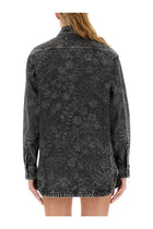 Golden Goose Women's Ollie Boyfriens Shirt Black, view 3