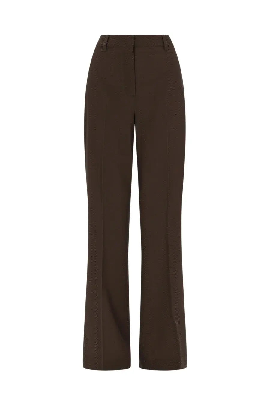 Golden Goose women’s pantalone sartoriale in lana brown high-rise straight-leg trousers with sleek tailored fit